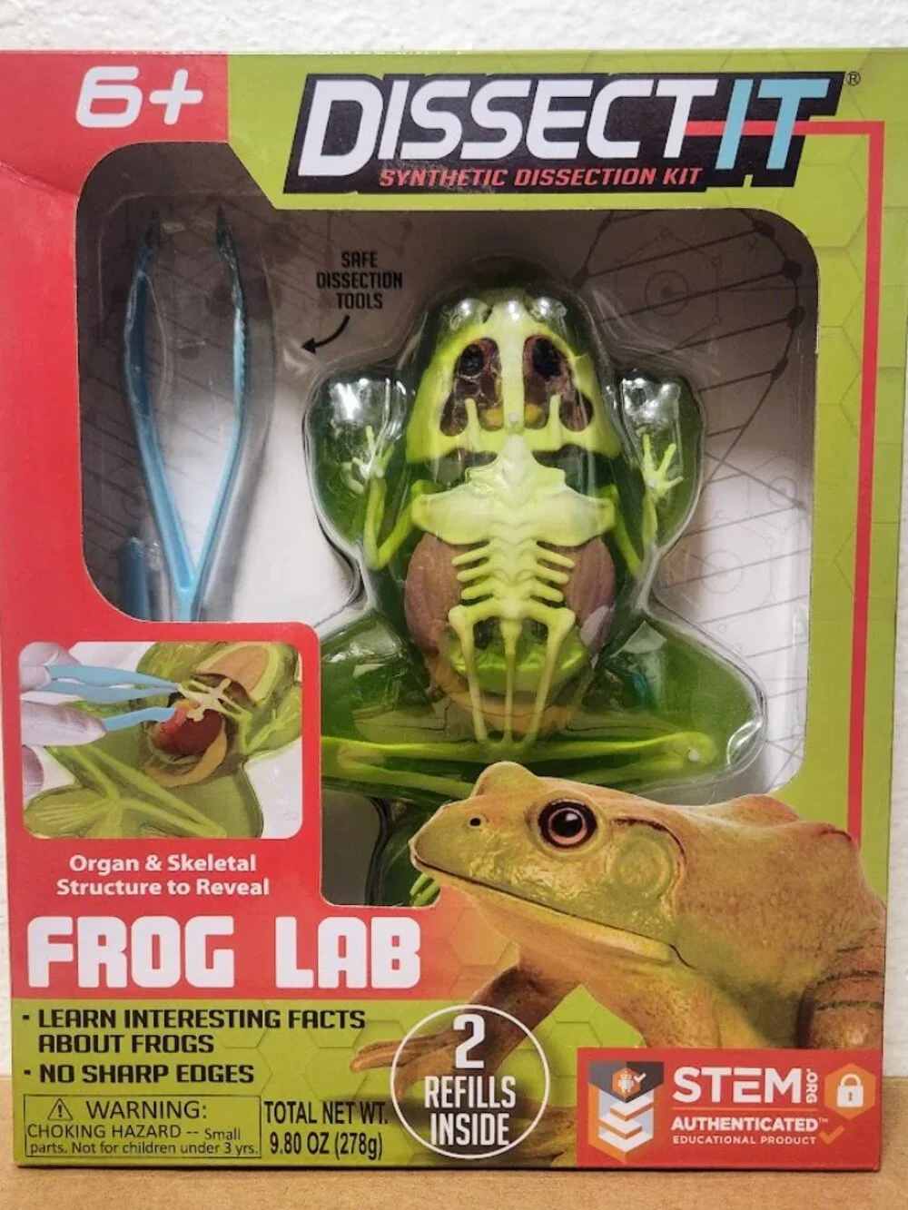 NEW Dissect-it Synthetic Lab Dissection Toy STEM KIT CRAFT Project Frog Biology